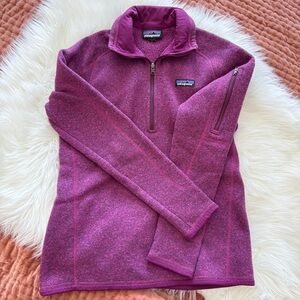 Patagonia Magenta 1/4 Zip Better Sweater
